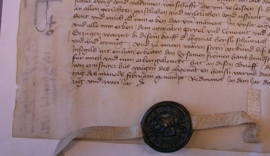 The Hundsperg Parchment Dated 1452